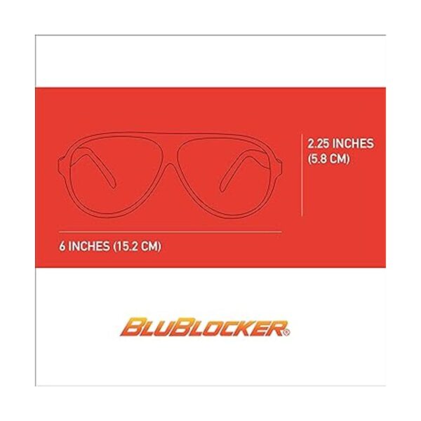 Aviator Blublocker Gafas de sol polarizadas Cristal Negro