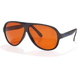 Aviator Blublocker Gafas de sol polarizadas Cristal Negro