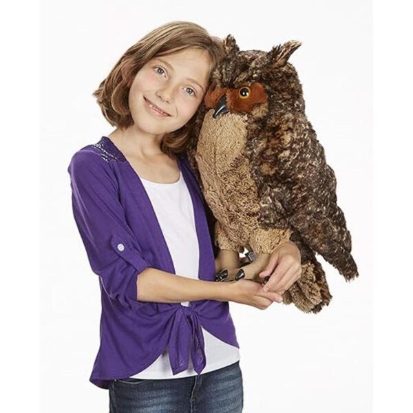 Peluche de búho gigante Melissa Doug muy realista 17_1