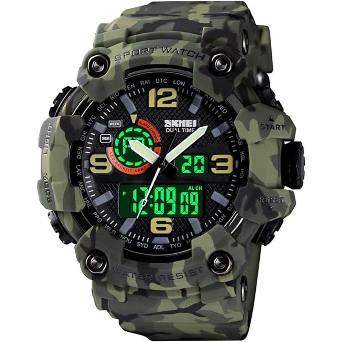 Relojes para hombre multifunción reloj deportivo militar