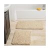 Bedford Home Juego de tapete de baño afelpado con espuma_3