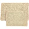Bedford Home Juego de tapete de baño afelpado con espuma_1