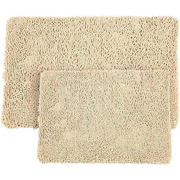 Bedford Home Juego de tapete de baño afelpado con espuma_1