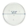 HQRP Bandeja giratoria de cristal compatible con Sharp