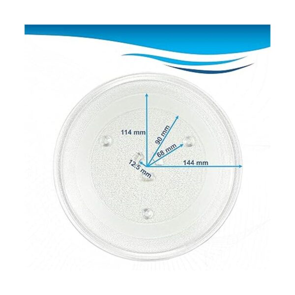 HQRP Bandeja giratoria de cristal compatible con Sharp