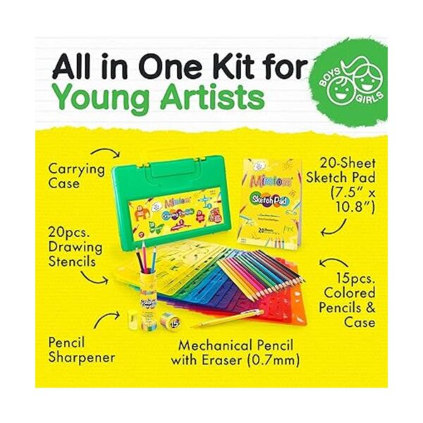 Set de plantillas de dibujo para niños Mimtom 58_2