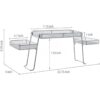 MyGift Chrome Plated Metal Over The Sink Organizer with 3_5