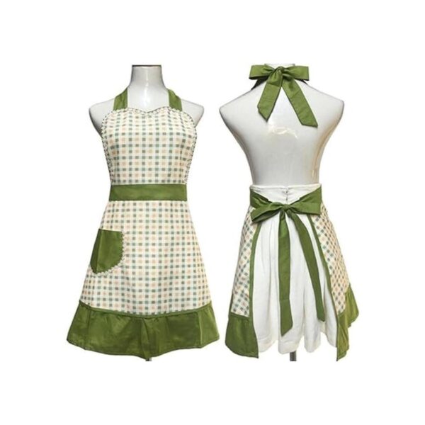 Bonito y único diseño para mujeres y niñas delantal retro_2