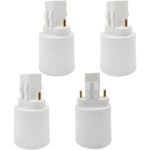 ESimpo Gx23 a E26E27 Adaptador de casquillo de base de