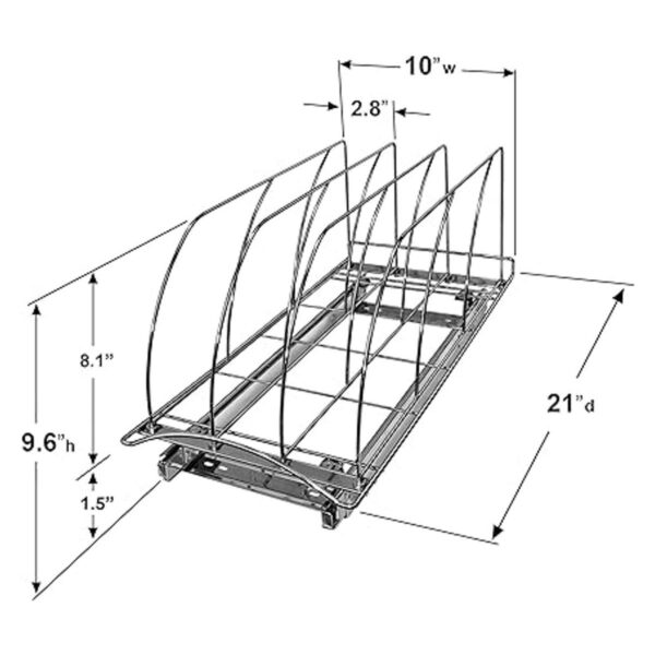 LYNK PROFESSIONAL Tabla de cortar deslizante utensilios_5