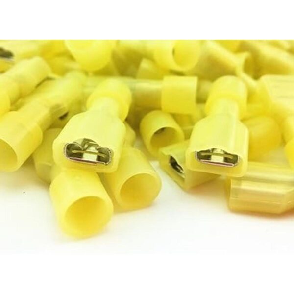 Terminales de cable rizado de Yueton 100 piezas y cable_2