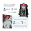 KidsEmbrace elevador de asiento para automóvil con arnés_6