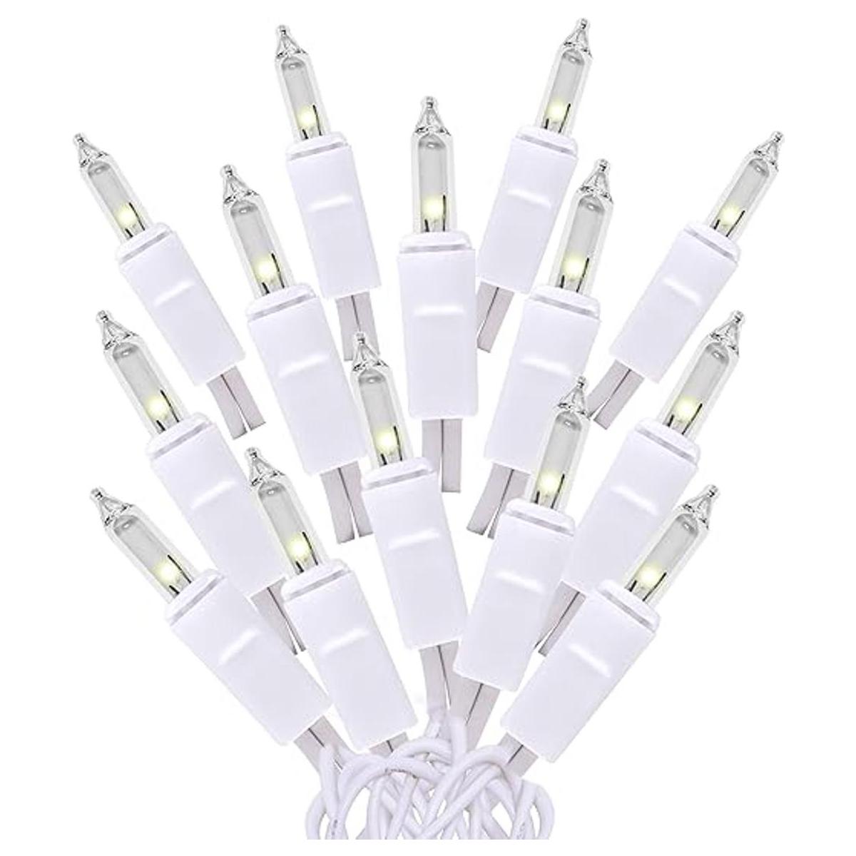 Holiday Essence Mini cadena de luces blancas