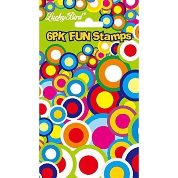 LUCKYBIRD S1118 Best Self Inking Plastic Fun Stamps Set de_4