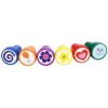 LUCKYBIRD S1118 Best Self Inking Plastic Fun Stamps Set de_3