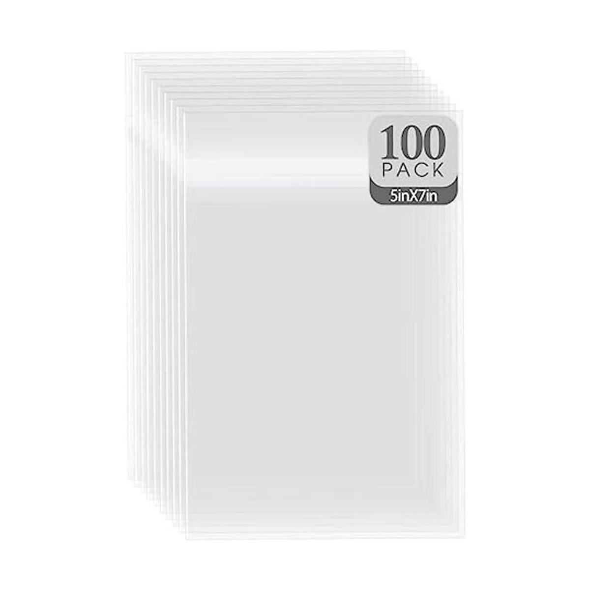 Golden State Art Paquete de 100 bolsas transparentes