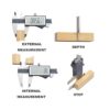 Clockwise Tools DCLR0805 Calibrador digital electrónico_3