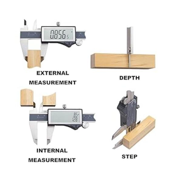 Clockwise Tools DCLR0805 Calibrador digital electrónico_3