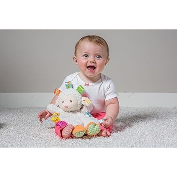 Taggies Sherbet Lamb Lovey Juguete de 12.0 in paquete de_2
