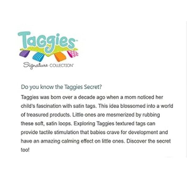 Taggies Sherbet Lamb Lovey Juguete de 12.0 in paquete de_5
