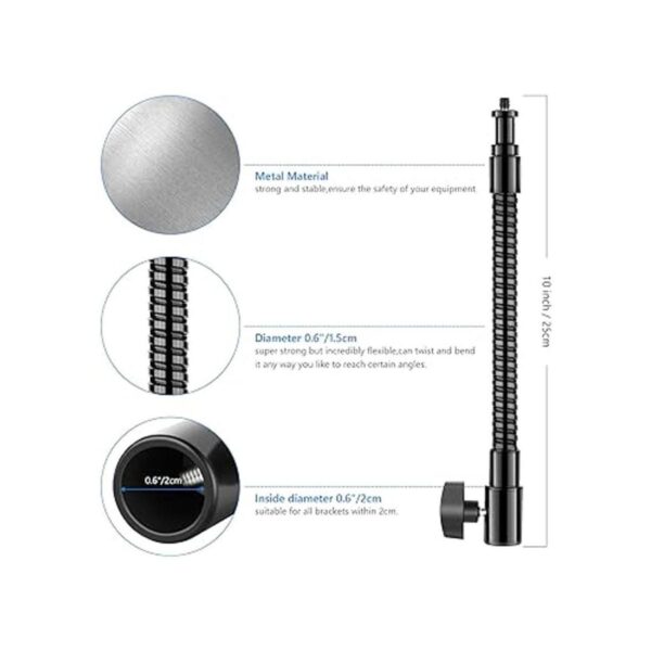 Neewer 1025cm Metal Flexible Tube Arm for LED Video_2