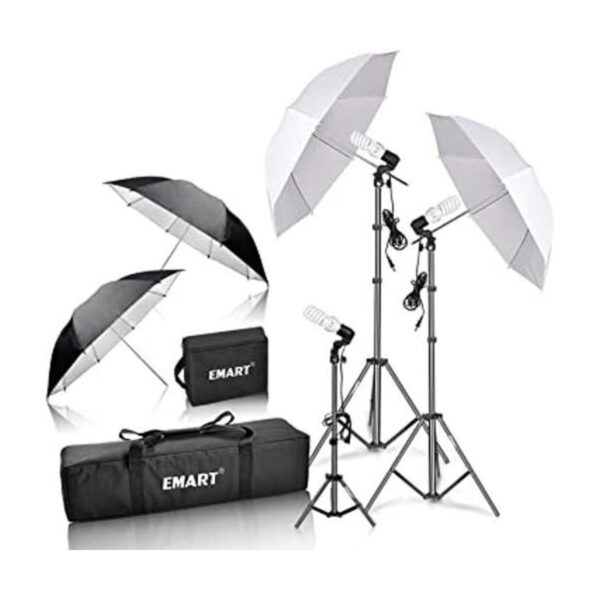 EMART Kit de iluminación de fotografía de paraguas con_1