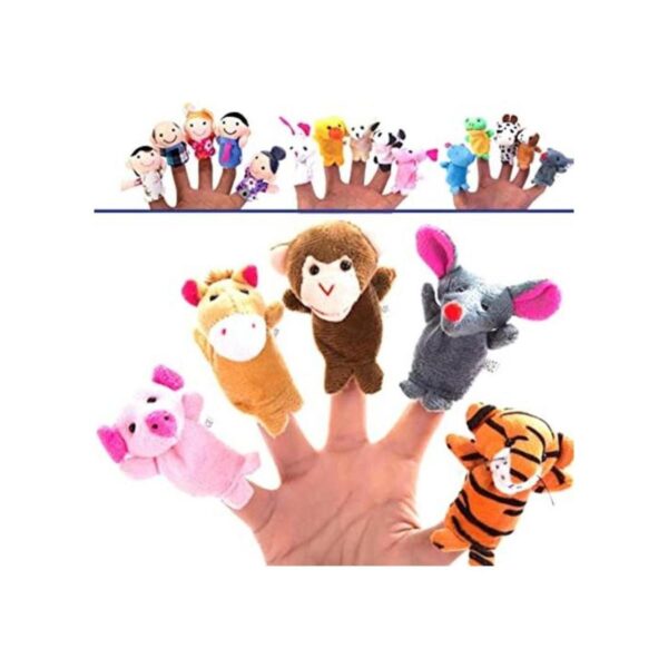 Juego de marionetas de dedo juego de 20 piezas para la_1