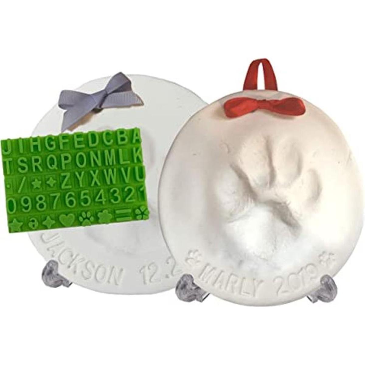 Ultimate Pawprint Kit de recuerdo 2 unidades Adorno de