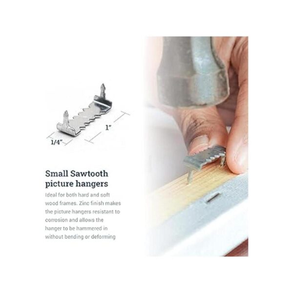 Perchas para fotos de dientes de sierra sin uñas paquete_2