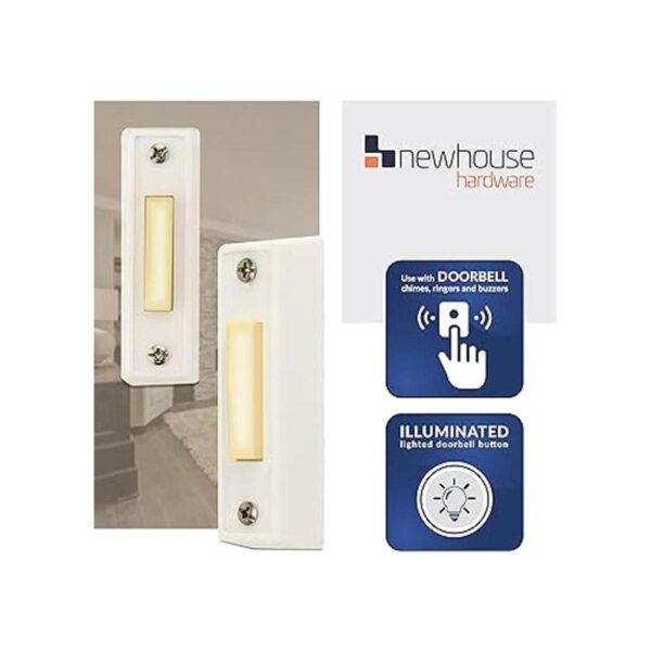 Newhouse Hardware BT3WL Botón de timbre 1 unidad color