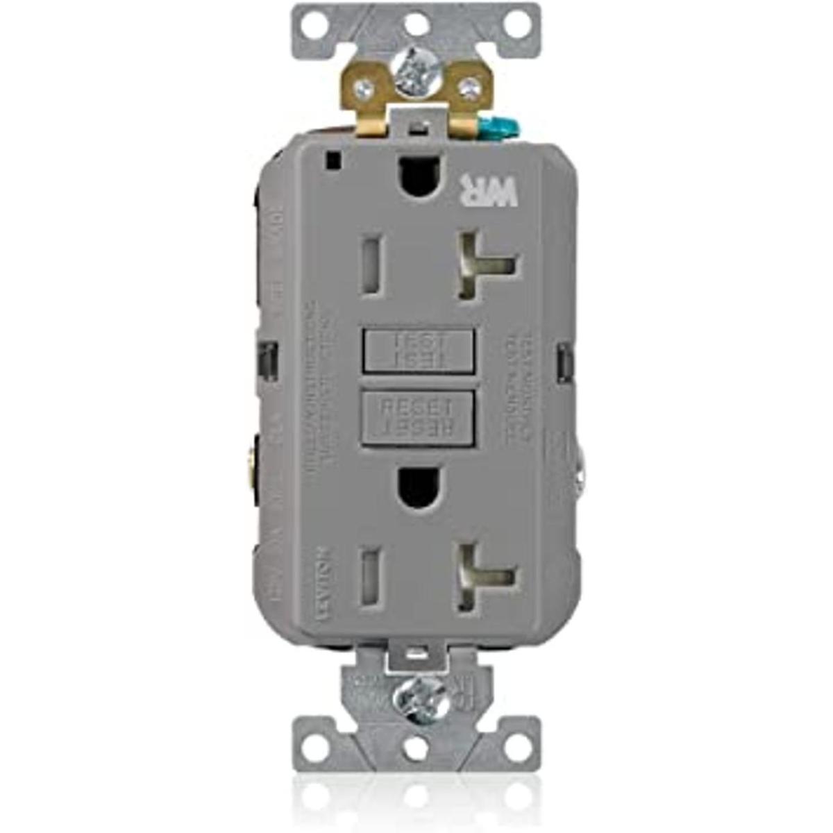Leviton G5362WTG 20A125V Receptáculo GFCI doble