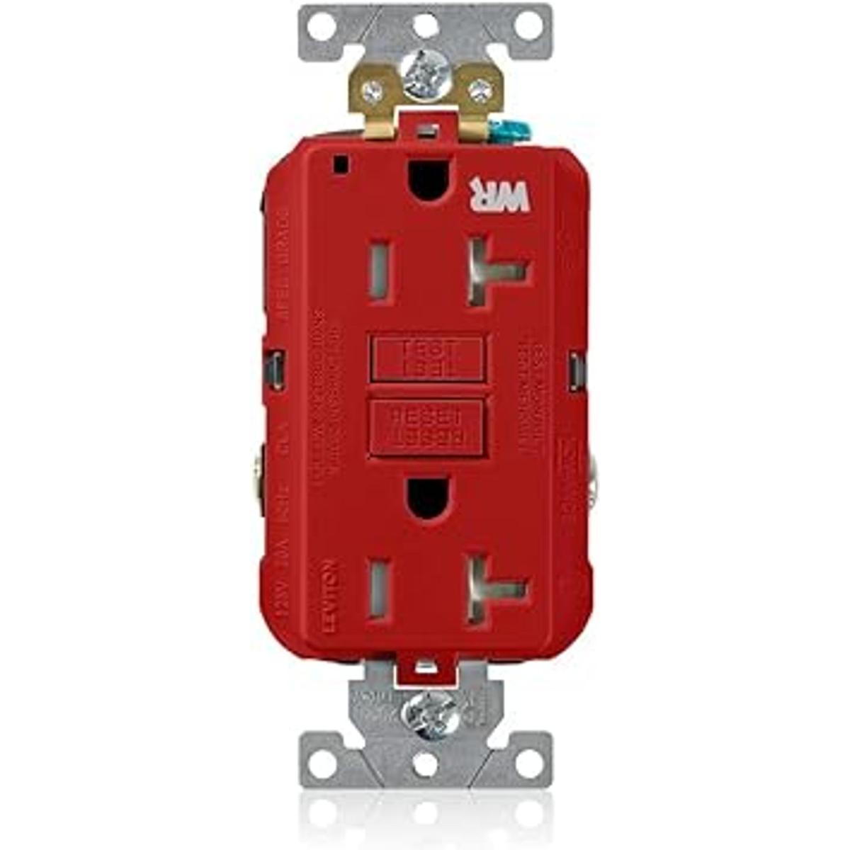Leviton G5362WTR 20A125V Receptáculo de autoprueba GFCI