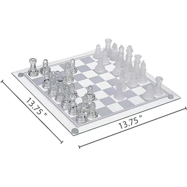 GamieTM juego de ajedrez de vidrio_2