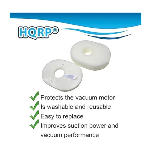 HQRP Kit de filtro de espuma y fieltro compatible con