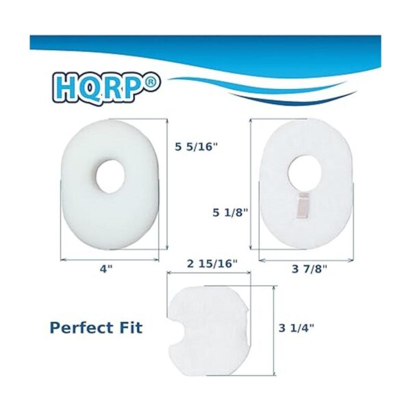 HQRP Kit de filtro de espuma y fieltro compatible con