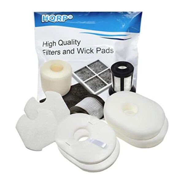 HQRP Kit de filtro de espuma y fieltro compatible con