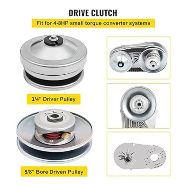 Cncshop Torque Converter Comet Embrague Go Kart Embrague._2