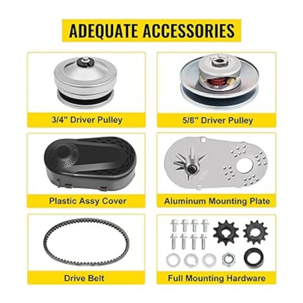 Cncshop Torque Converter Comet Embrague Go Kart Embrague._3