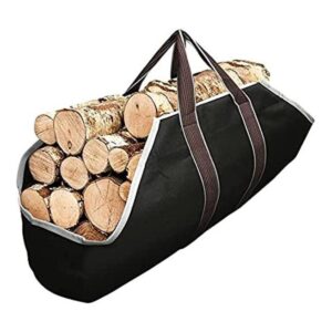 Gran bolso de lona para transportar troncos bolsos para_1