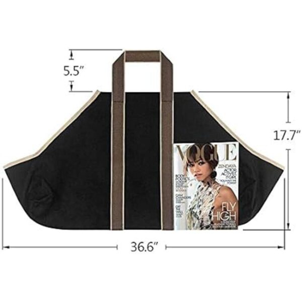 Gran bolso de lona para transportar troncos bolsos para_2