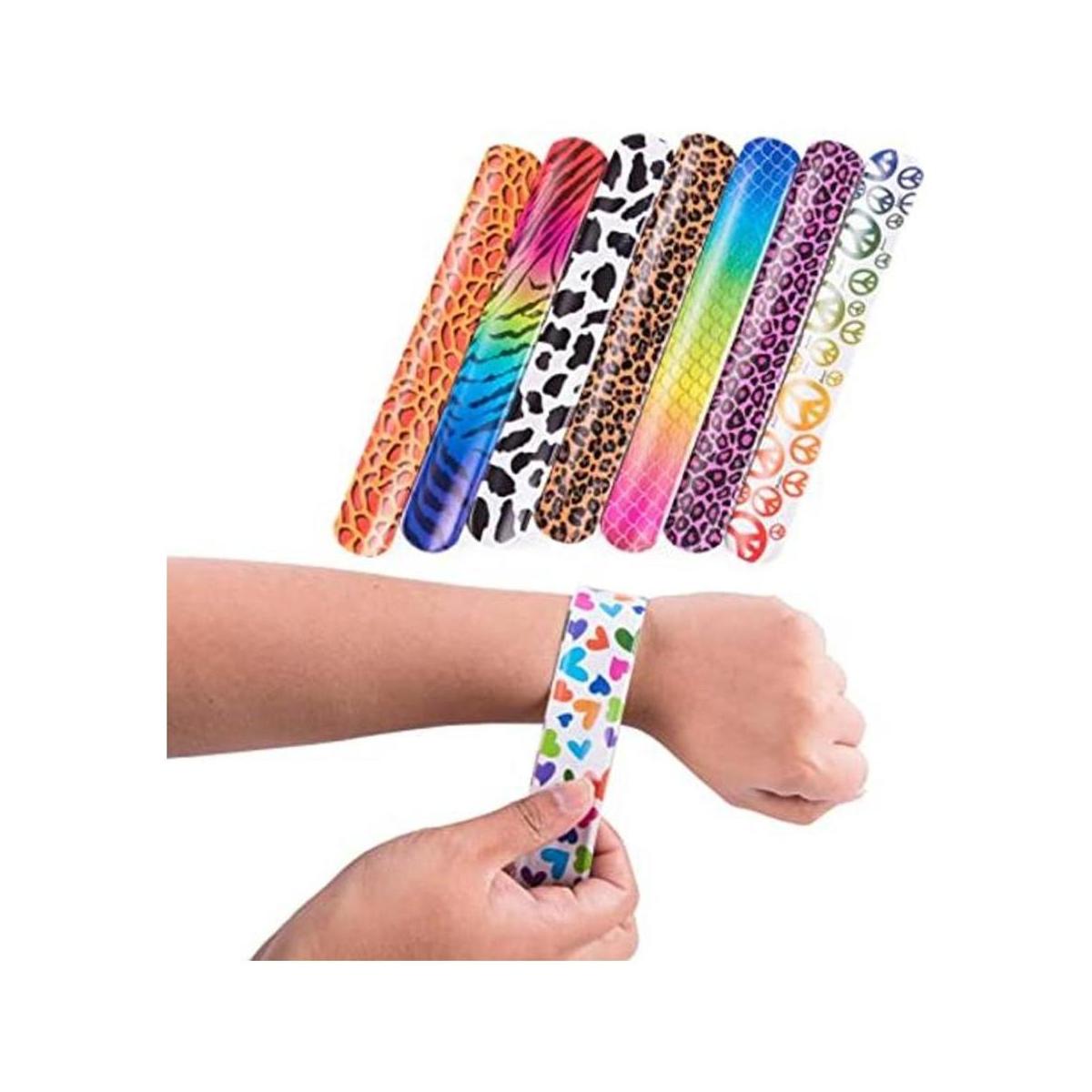 Super Z Outlet Pulseras retro de vinilo de plástico con