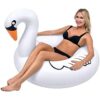 PartyTube Gofloats balsa inflable con forma de cisne_1