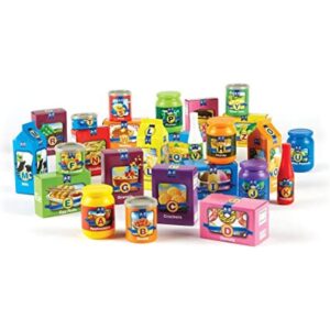 Set de envases de alimentos para aprender el alfabeto 26_1
