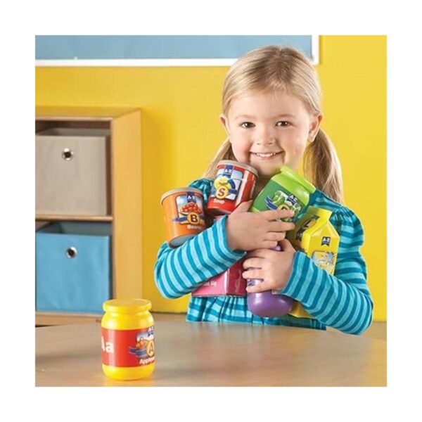 Set de envases de alimentos para aprender el alfabeto 26_6