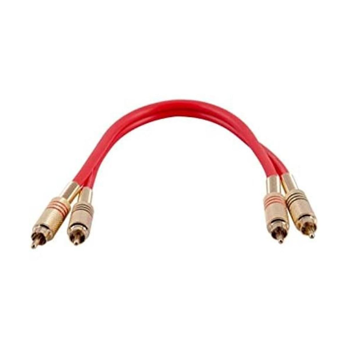 Seismic Audio Altavoces de alta calidad de 1 pie doble RCA