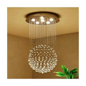 Saint Mossi Candelabro moderno K9 con gotas de lluvia de_1