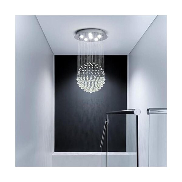 Saint Mossi Candelabro moderno K9 con gotas de lluvia de_3