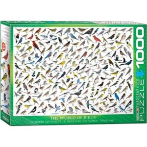 EuroGraphics El mundo de las aves 1000 piezas Puzzle_1