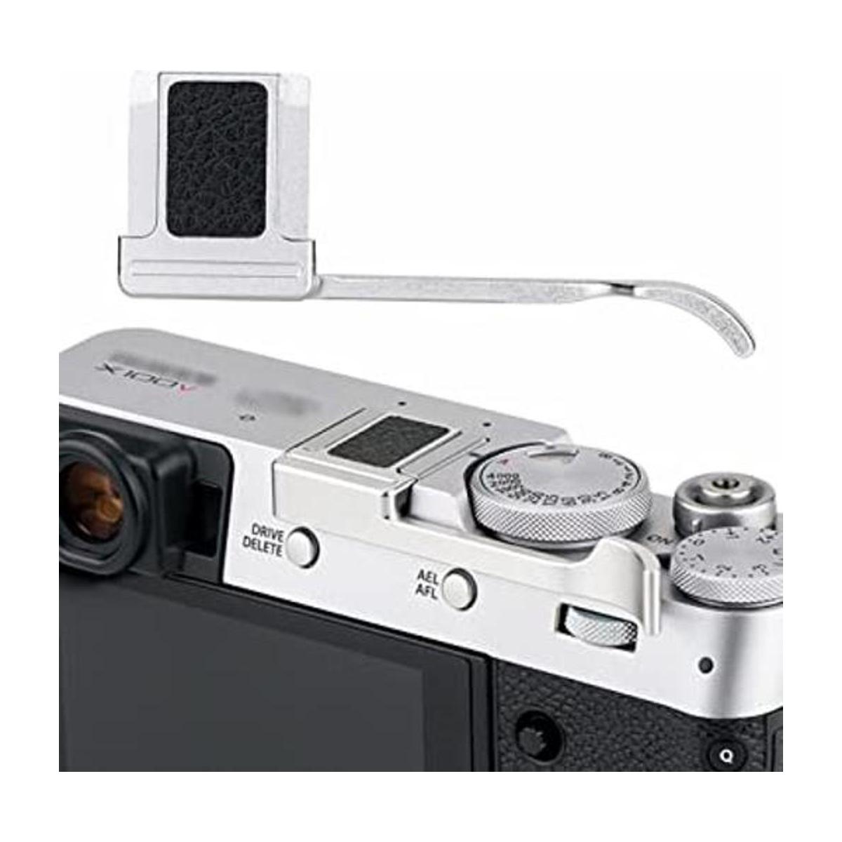 JJC Deluxe Empuñadura de metal para Fujifilm Fuji X100V