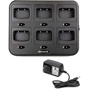 Retevis H777 Cargador de seis vías para walkie talkie_1